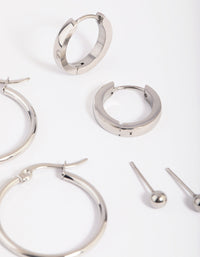 Surgical Steel Ball Stud Earring Pack - link has visual effect only