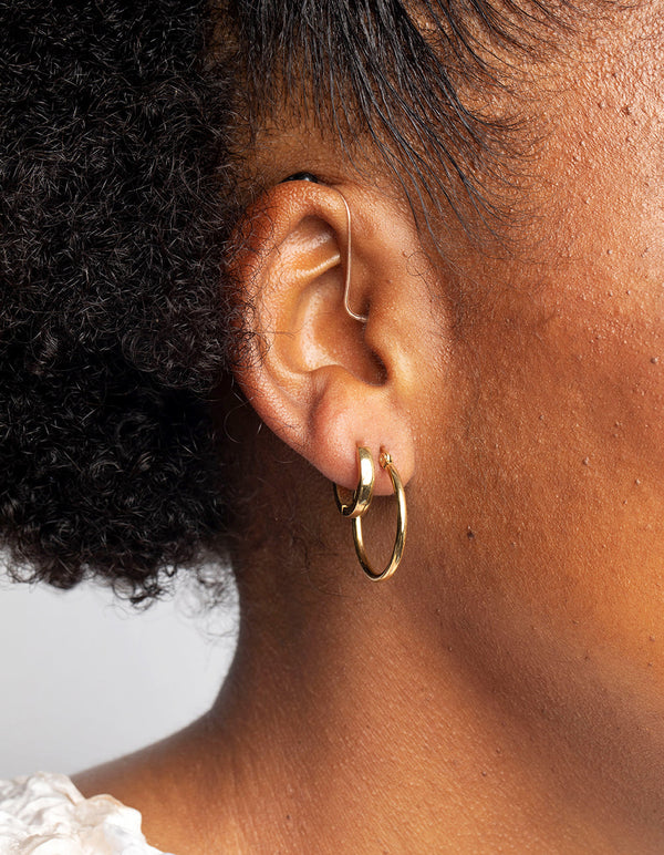 Gold Plated Surgical Steel Ball Stud Earring Pack
