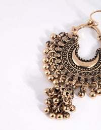 Yellow Beaded Drop Earrings - link has visual effect only