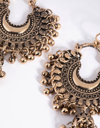 Yellow Beaded Drop Earrings - link has visual effect only