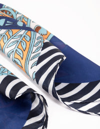 Sjaal met gemengde print - link has visual effect only