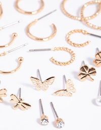 Gold Garden Stud and Hoop Pack - link has visual effect only