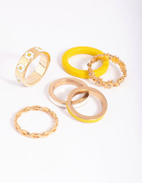 Gold Daisy Ring Pack - link has visual effect only