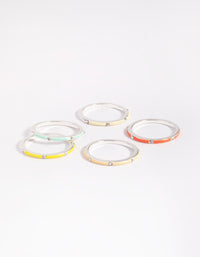 Silver Diamante Ring Pack - link has visual effect only