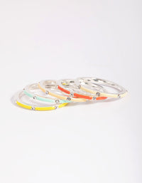 Silver Diamante Ring Pack - link has visual effect only