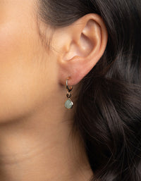 Gold Charm Stacking Earrings - link has visual effect only