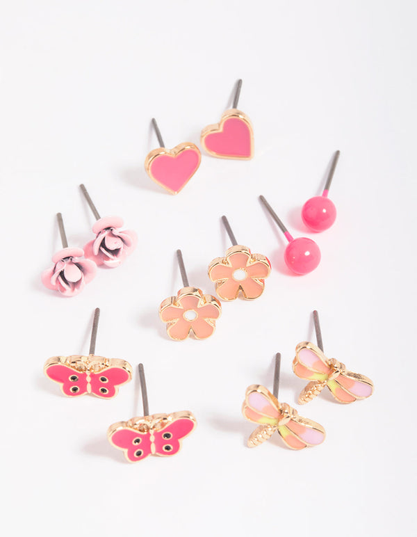 Kids Pretty Garden Stud Earring Pack