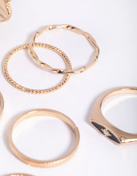 Gold Celestial Ring Stack Pack - link has visual effect only