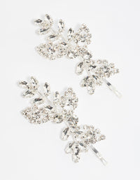 Silver Navette Diamante Clip Pack - link has visual effect only