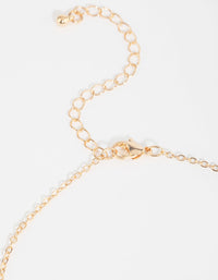 Gold Rose Quartz Necklace - link has visual effect only