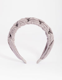 Lilac Pleated Headband - link has visual effect only