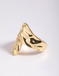 Gold Molten Wrap Ring - link has visual effect only