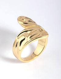 Gold Molten Wrap Ring - link has visual effect only