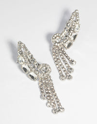 Gold Diamante Swirl Cuff Earrings - link has visual effect only