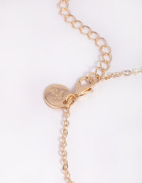 Gold Freshwater Pearl Anklet - link has visual effect only