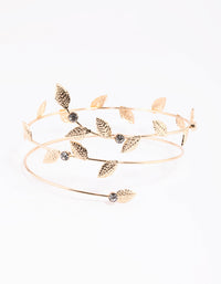 Gold Leaf Wrapped Arm Cuff - link has visual effect only