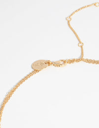 Gold Plated Celestial Semi-Precious Stone Necklace - link has visual effect only