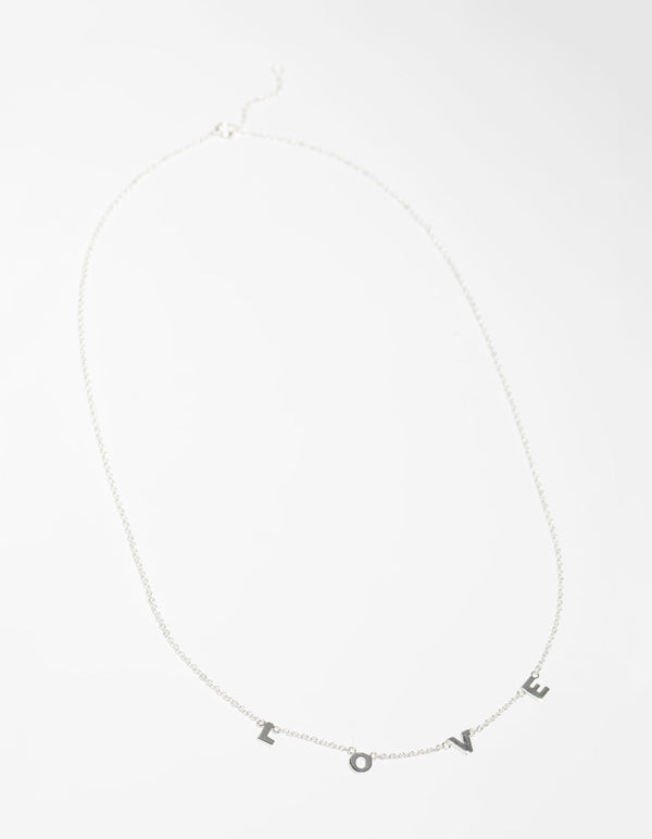 Sterling Silver Love Necklace