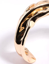 Gold Wave Cuff Bangle - link has visual effect only