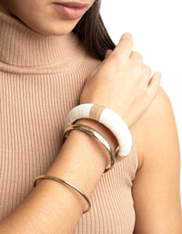 Gold and Cream Bangle Pack - link has visual effect only