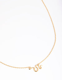 Gold Plated Snake Necklace - link has visual effect only
