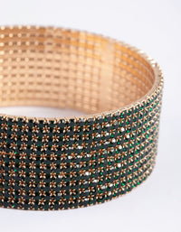 Blauwe Ombre Open Cuff Bangle - link has visual effect only