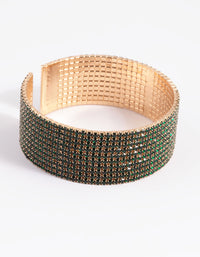 Blauwe Ombre Open Cuff Bangle - link has visual effect only