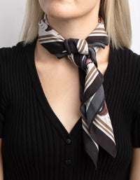 Neutral Floral Bandana Hair Scarf - link has visual effect only