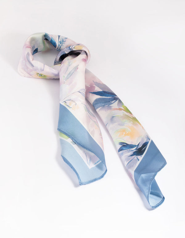 Zachte aquarel bandana haarsjaal