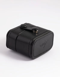 Small Black PU Leather Ring Box - link has visual effect only