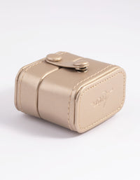 Small Gold PU Leather Ring Box - link has visual effect only