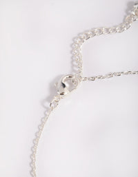 Silver Butterfly Bracelet - link has visual effect only