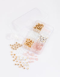 Gold Rose Quartz Make Your Own Kit - link has visual effect only