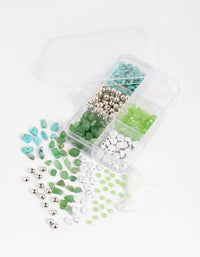 Silver Turquoise Semi-Precious Make Your Own Kit - link has visual effect only