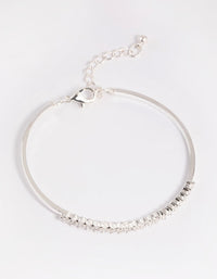 Zilveren armband met kubieke zirkonia - link has visual effect only