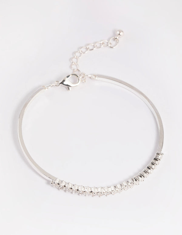Zilveren armband met kubieke zirkonia