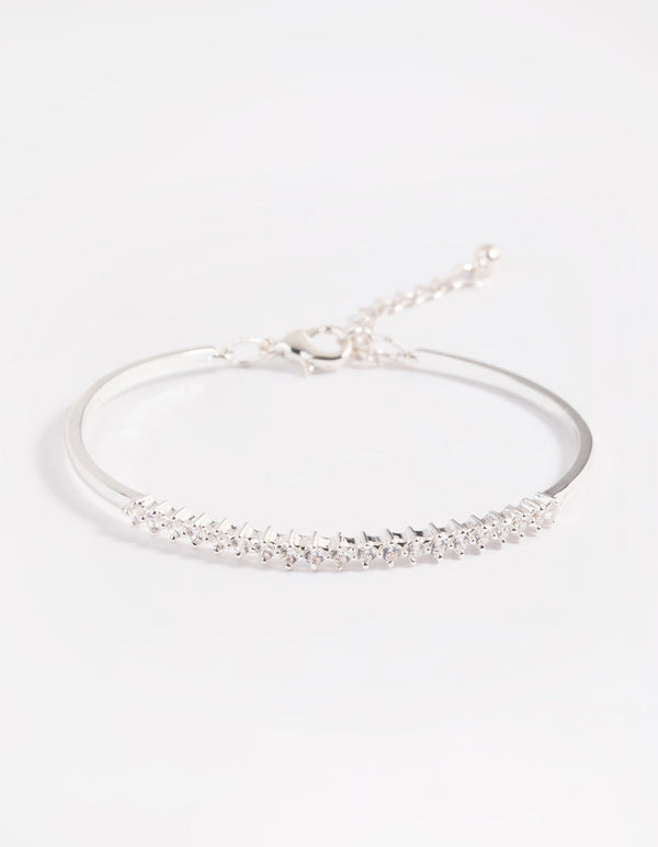 Zilveren armband met kubieke zirkonia
