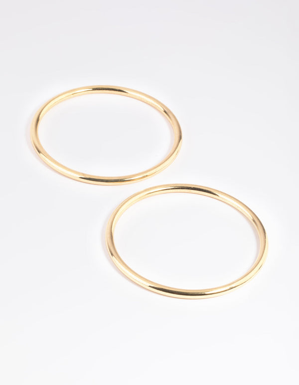 Gold Plated Bangle Set
