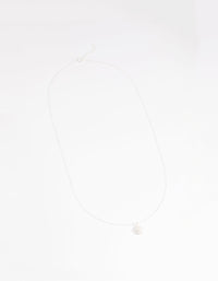 Sterling Silver Cubic Zirconia Sun Necklace - link has visual effect only