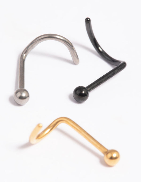 Titanium Ball Nose Studs
