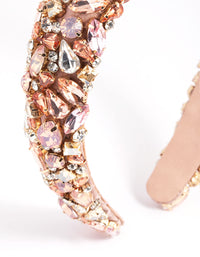 Pink Mixed Stone Headband - link has visual effect only