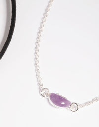 Mixed Metal Semi-Precious Stone Jingle Choker Necklace - link has visual effect only