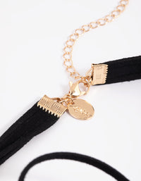 Black Choker Necklace - link has visual effect only