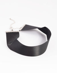 Black Satin Choker Necklace - link has visual effect only