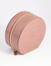 Blush Round Jewellery Box - link has visual effect only