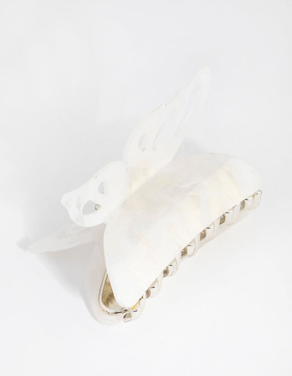 White Marble Butterfly Claw