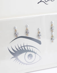 Diamante Face Jewels - link has visual effect only