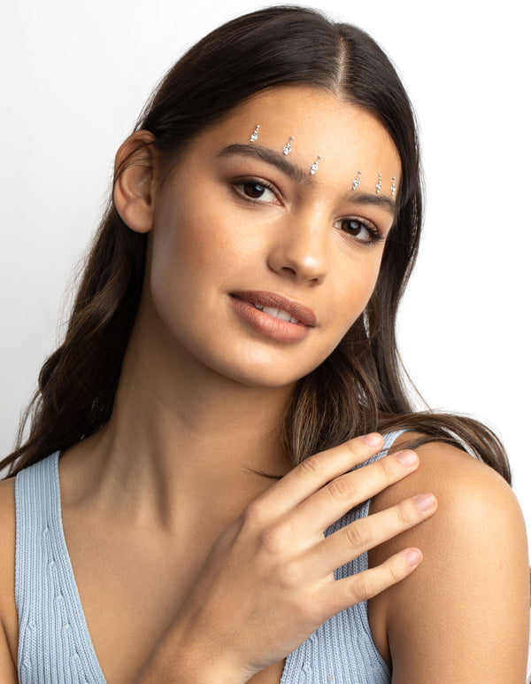 Diamante Face Jewels