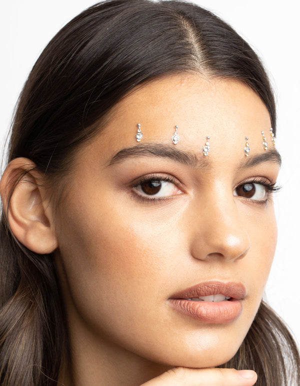 Diamante Face Jewels