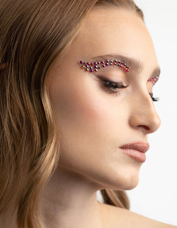 Bright Pink Face Jewels